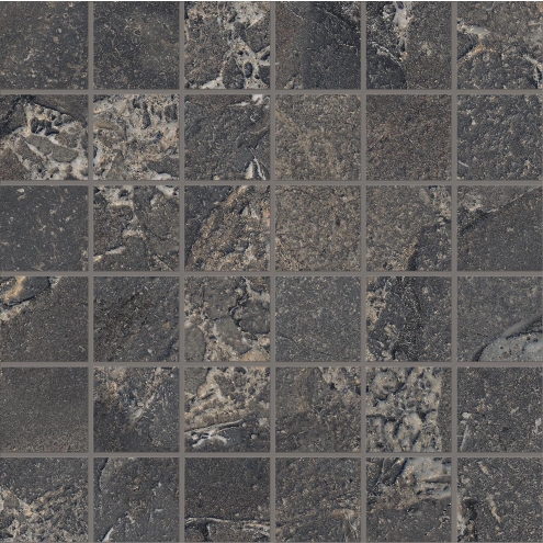 Provenza Unique Intensity Cobblestone Black Matt Mosaik 30x30 cm