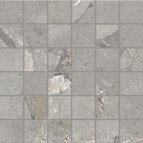 Provenza Unique Intensity Cobblestone Grey Matt Mosaik 30x30 cm