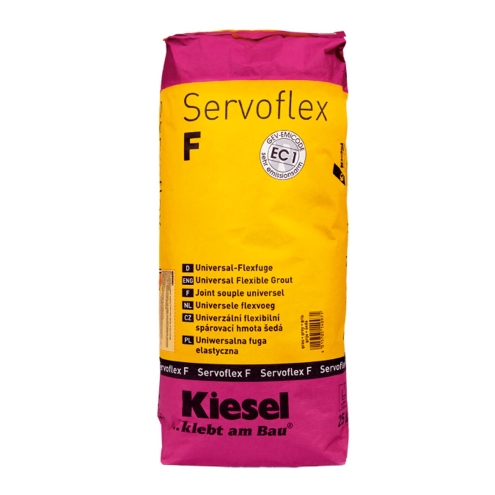 Kiesel Servoflex F anthrazit Universal-Flexfuge 20 kg Sack