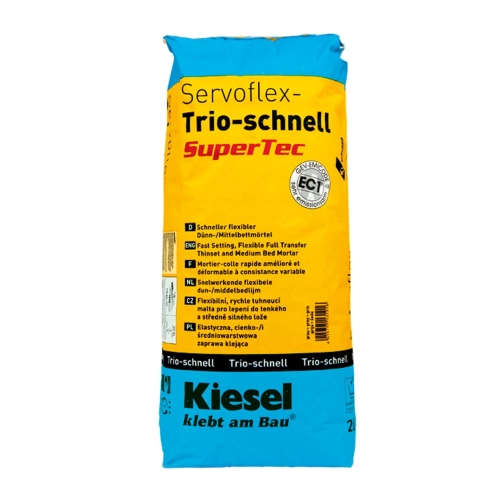 Kiesel Servoflex-Trio-schnell SuperTec Dünn/Mittelbettm. 20 kg Sack