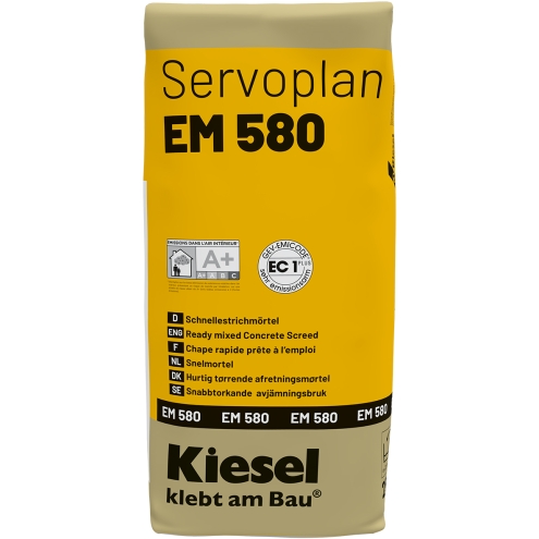 Kiesel Servoplan EM 580 Schnellestrichmörtel 25 kg Sack
