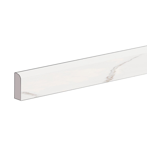 Keope Elements Lux Calacatta Gold Sockel Natural (R9) 4,6x120 cm