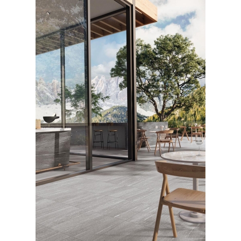 Keope Swisstone Grey Boden- und Wandfliese Strukturiert (R10) 30x60 cm