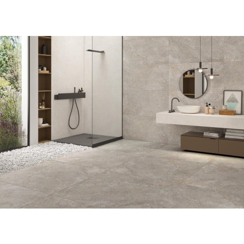 Keope Arke Grey Boden- und Wandfliese Spazzolato (R10) 120x120 (119,5x119,5) cm