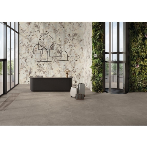 Keope District Grey Boden- und Wandfliese Spazzolato (R10) 120x120 (119,5x119,5) cm