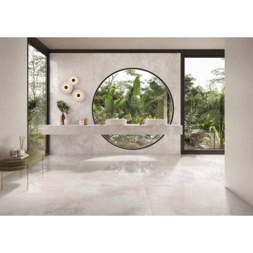 Keope Onice Pearl Boden- und Wandfliese Lappato (poliert) 120x120 (119,5x119,5) cm