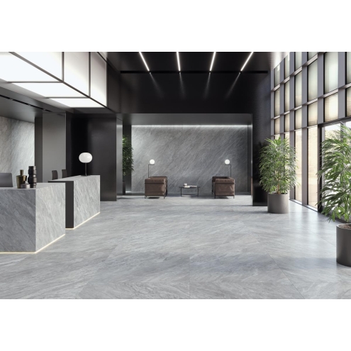 Keope Versilia Nuvolato Grey Boden- und Wandfliese Lappato (poliert) 60x120 cm