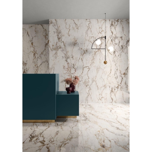 Keope Interno4 Breccia Tortona Boden- und Wandfliese Lappato (poliert) 120x120 (119,5x119,5) cm