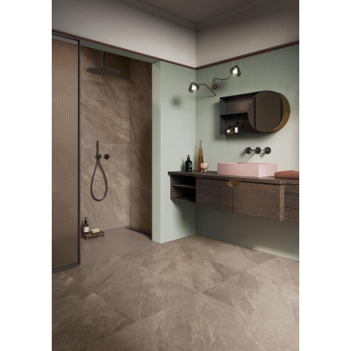 Keope Ubik Walnut Boden- und Wandfliese Natural (R9) 60x120 cm