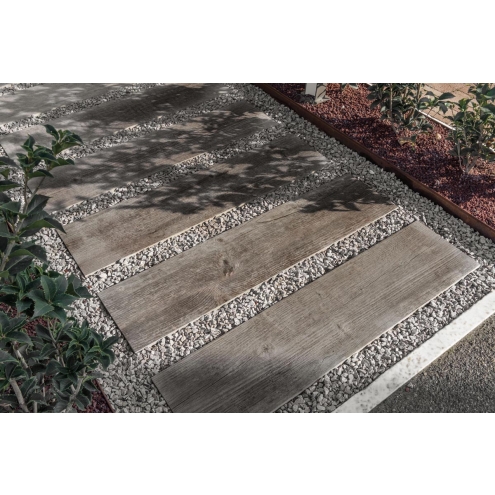 Keope Soul Grey Terrassenplatte Strukturiert (R11) 30x120 cm