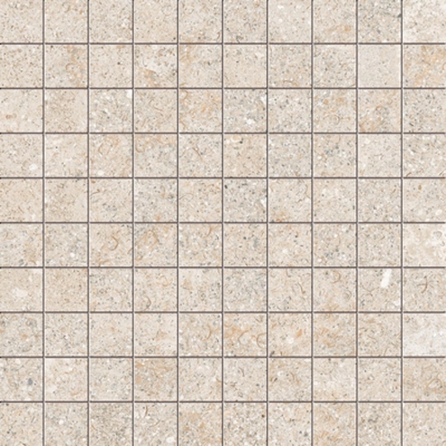 Keope Brystone Ivory Mosaik 3x3 Natural (R9) 30x30 cm
