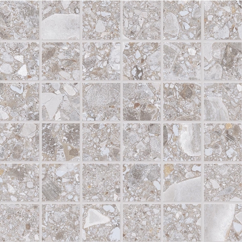 Keope Omnia Ceppo Grey Mosaik 5x5 ULTRAmatt 30x30 cm
