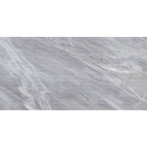 Keope Versilia Nuvolato Grey Dekor Flute 3D Strukturiert 3D 60x120 cm