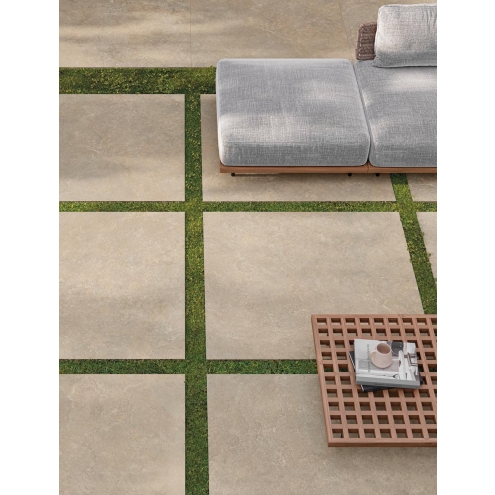 Keope Trevi Cross Walnut Boden- und Wandfliese Spazzolato (R10) 120x120 (119,5x119,5) cm