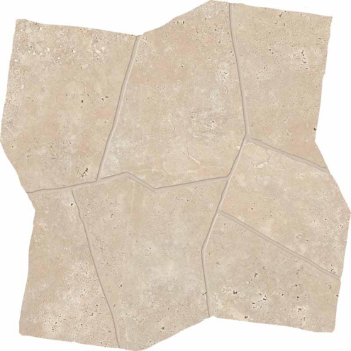 Keope Trevi Cross Walnut Dekor Palladiana ULTRAmatt (R11) 50x50 cm