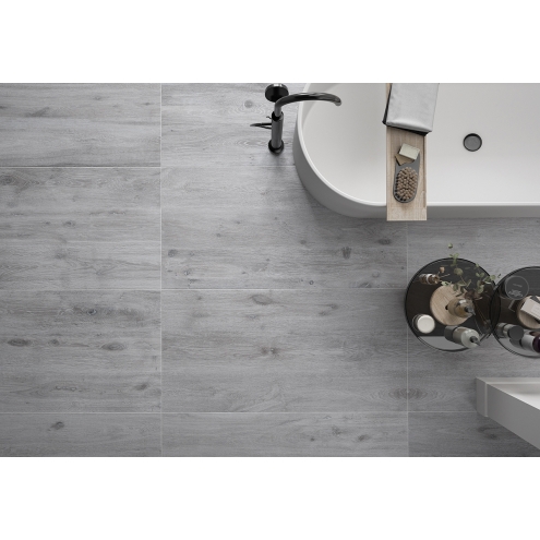 Keraben Naturwood Bodenfliese AntiSlip Smoke 20x120 cm