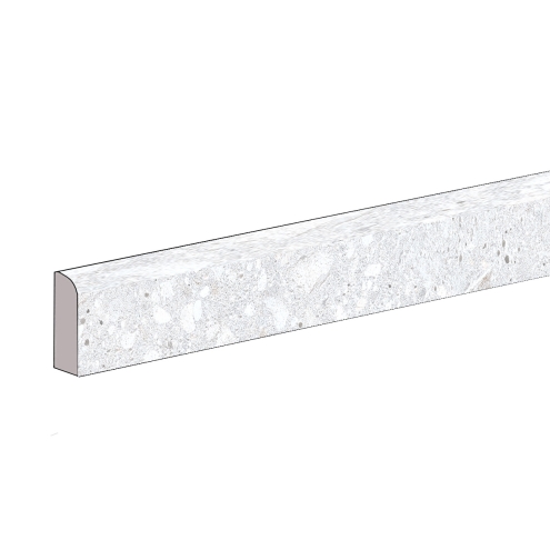 Keraben Underground Sockel White Natural 8x90 cm