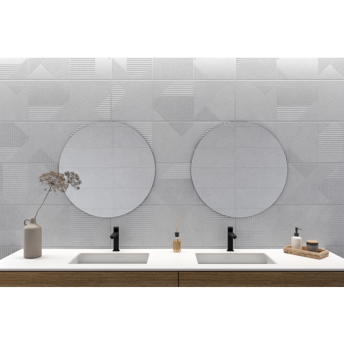 Keraben Verse Wanddekor Concept White 30x90 cm