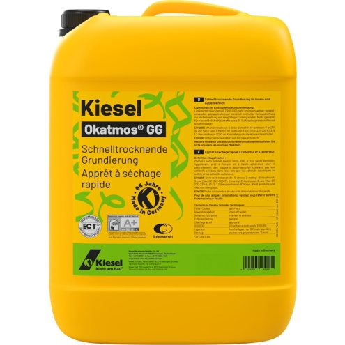 Kiesel Okatmos GG Schnelltrocknende Grundierung 1 kg Flasche