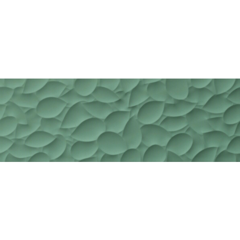 Love Tiles Genesis Leaf Green Matt 35x100 cm Wanddekor