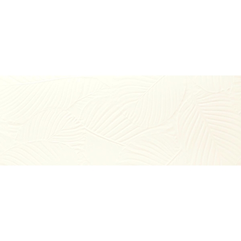 Love Tiles Genesis Palm White Matt 45x120cm Wanddekor