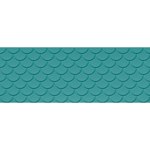 Love Tiles Genesis Shell Marine Blue Matt 35x100 cm Wanddekor