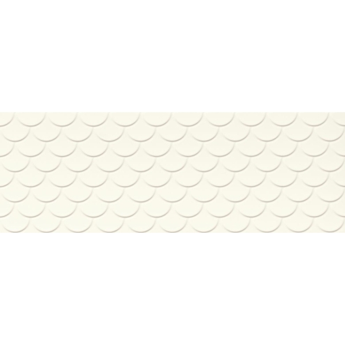 Love Tiles Genesis Shell White Matt 35x100 cm Wanddekor