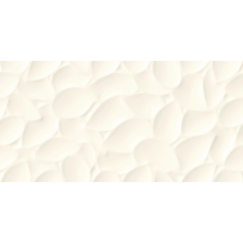 Love Tiles Genesis Leaf White Matt 30x60 cm Wanddekor