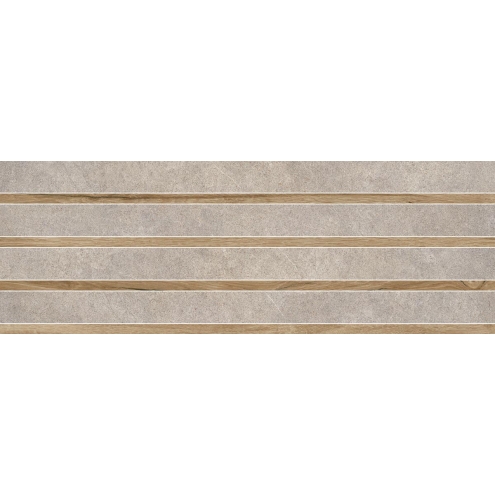 Love Tiles Sense Channel Grey Natural 35x100 cm Wanddekor