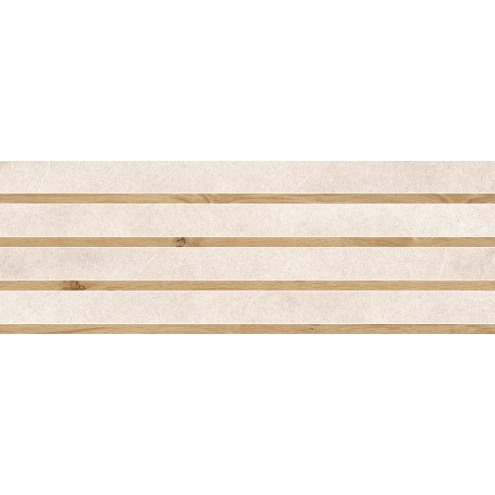 Love Tiles Sense Channel White Natural 35x100 cm Wanddekor