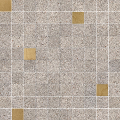 Love Tiles Sense Mosaic Crystal Grey Natural 35x35 cm Wanddekor