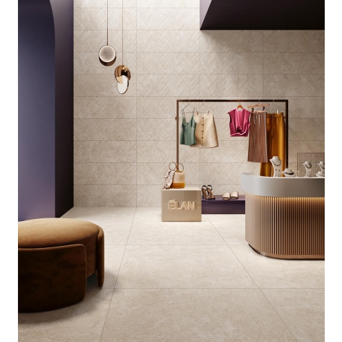 Love Tiles Elan Blanc Boden- und Wandfliese 100x100 cm