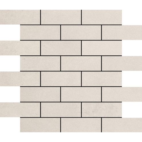 Margres Tool White Anpoliert Dekor Bricks 33x33 cm