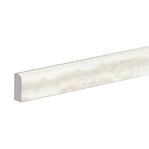 Mirage Elysian Travertini Pearly gebürstet Sockel 7,2x80 cm
