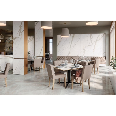 Mirage Jewels 2.0 Calacatta Select Poliert Boden- und Wandfliese 120x120 cm