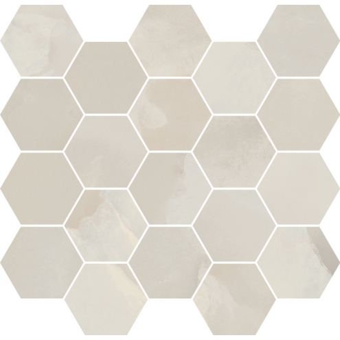 Mirage Onyce Alabaster ON00 Lucida Mosaik Esagona 29,5x27 cm