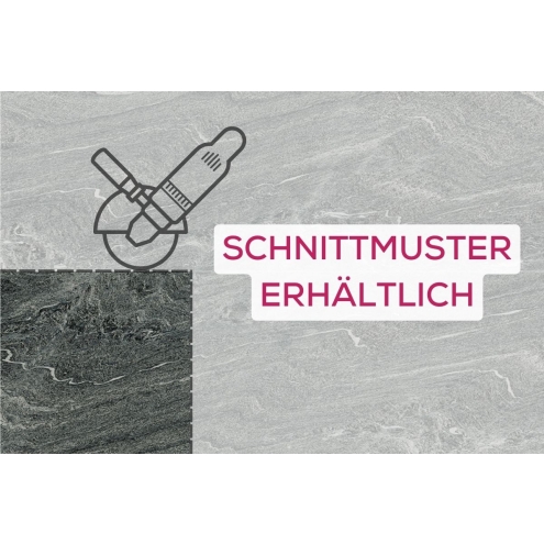 PrimeCollection Wave Terrassenplatte Black 40x80 cm