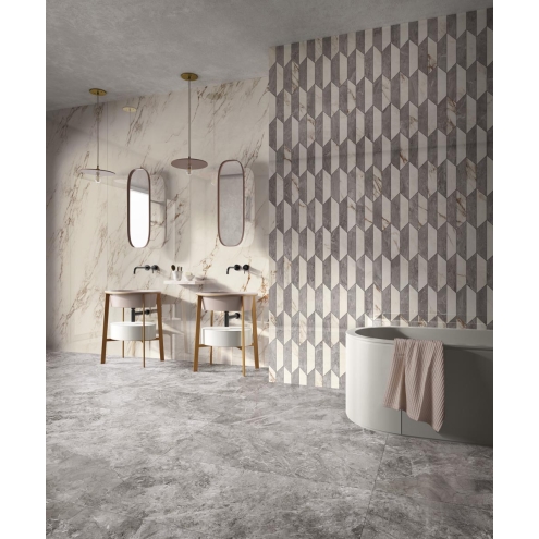 Pastorelli Sunshine White/Grey Muretto 30x52,5 cm