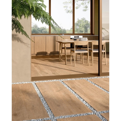 Pastorelli Primitive Rovere Sbiancato Terrassenplatte 40x120x2 cm