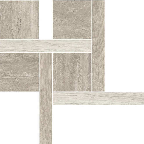 Pastorelli New Classic Taupe matt Mosaik Weaving 32x32 cm
