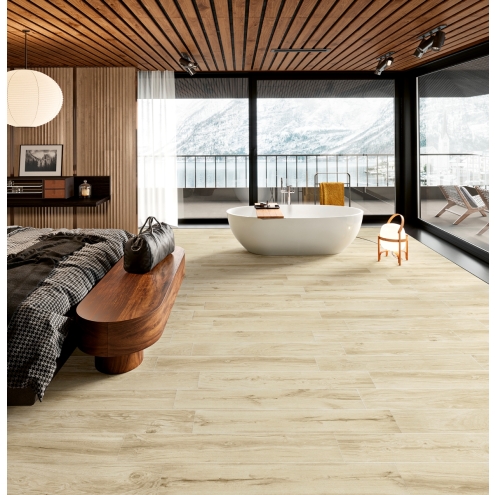 PrimeCollection Alegra Bodenfliese White 20x100 cm