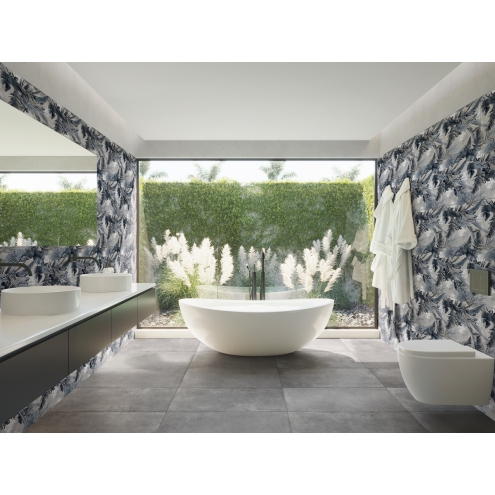 PrimeCollection Arts Wanddekor UNIPlus Gris matt 60x120 cm
