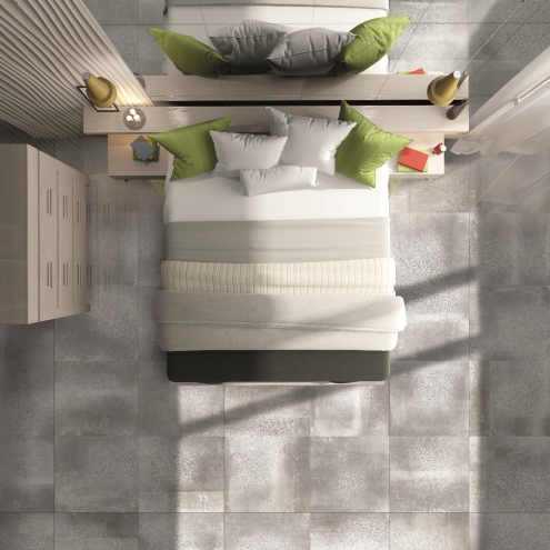 PrimeCollection HemiPLUS Steel anpoliert Boden- und Wandfliese 60x120 cm