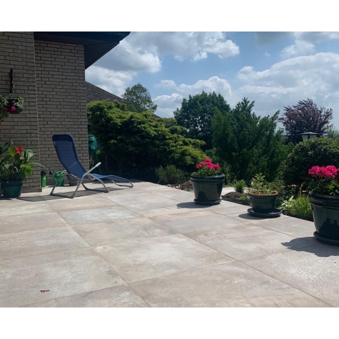 PrimeCollection Cima di Castello Outdoor Terrassenplatte Noce 80x80 cm RESTPOSTEN