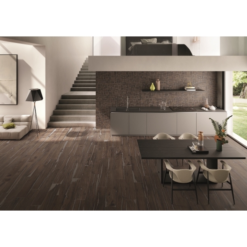 Provenza Alter Boden- und Wandfliese Bruciato 20x120 cm