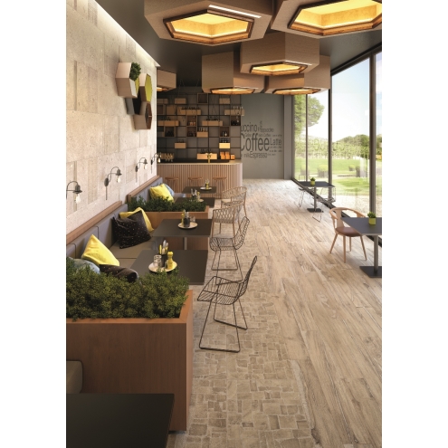 Provenza Alter Boden- und Wandfliese Miele 20x120 cm