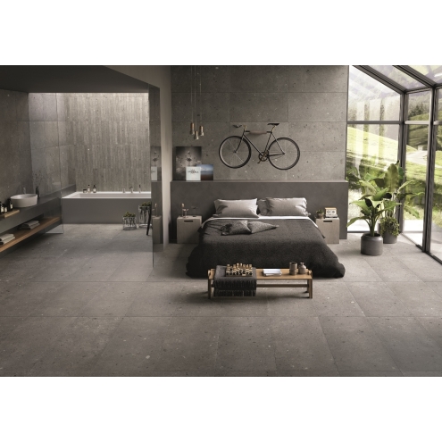 Provenza Ego Boden- und Wandfliese Grigio Scuro 30x60 cm