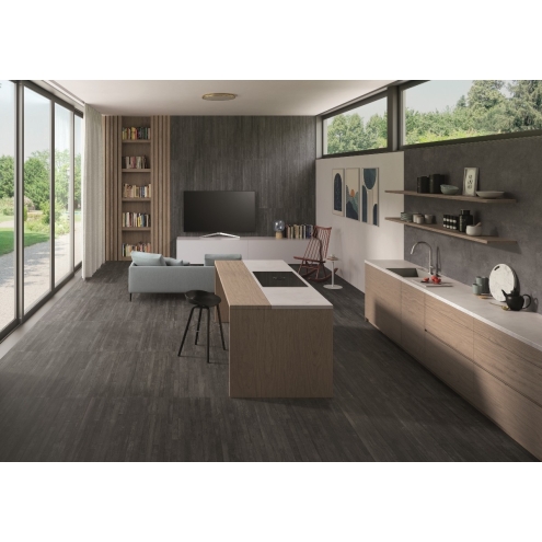 Provenza Re-Play Concrete Boden- und Wandfliese Anthracite Cassaforma Flat 30x60 cm