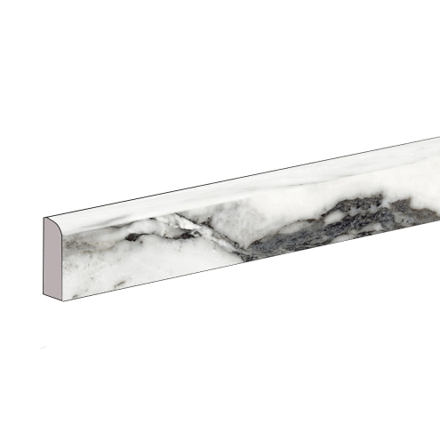 Provenza Unique Marble Sockel 7x60 Bianco Siena glänzend 7x60 cm
