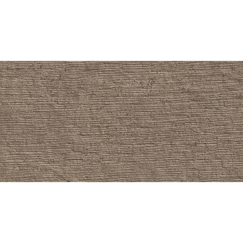 Provenza Unique Travertine Wandfliese Chocolate Ruled matt strukturiert 30x60 cm